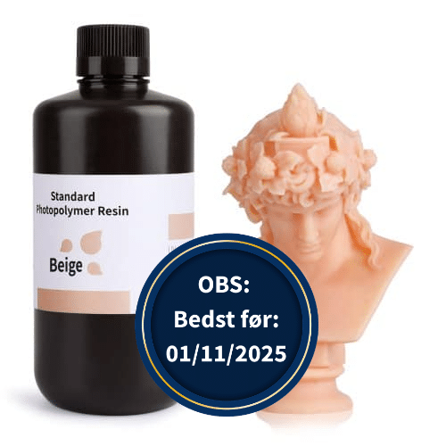 Elegoo Standard 0,5 kg Resin - Beige (Datovare).