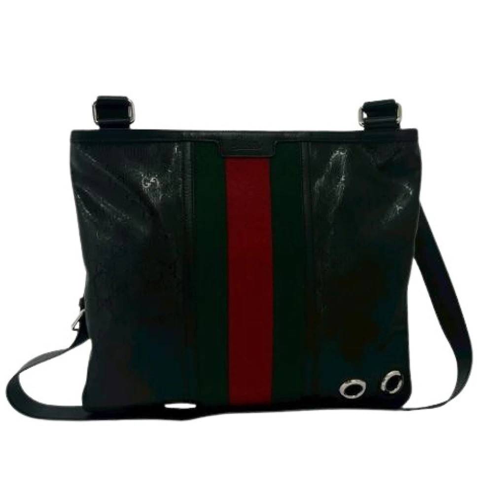 Gucci Vintage Pre-owned Vintage Skuldertaske - Vintage - Dame - Sort - ONE SIZE - Uld