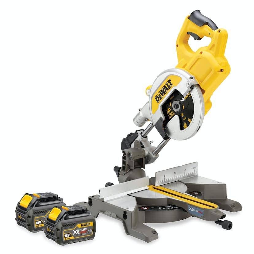Kap- och Gersåg Dewalt DCS777T2-QW Med batteri och laddare 54 V