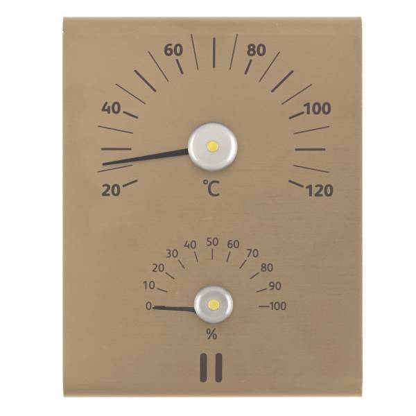 Bastutermometer och Hygrometer i Champagne