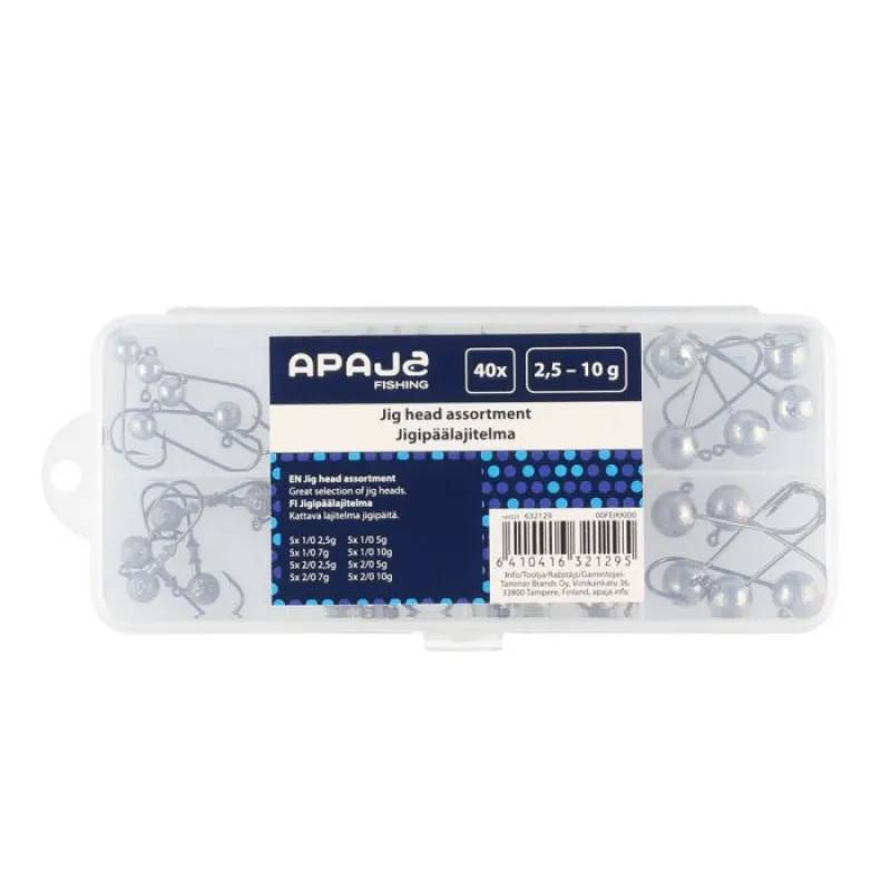 Apaja Jiggkrokar Mix 2,5-10g 40st