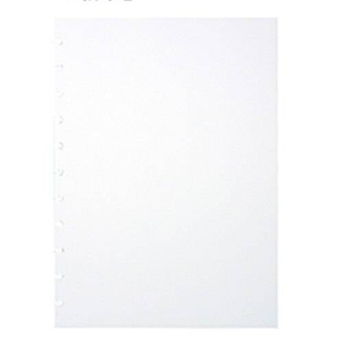 A4 lösa blad påfyllning svamp hål anteckningsblock dedikerad horisontell linje tom 3 format skrivpapper spetsar inuti sidan diy bindning