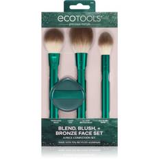 EcoTools Blend, Blush and Bronze Face Set Børstesæt - 4 stk.