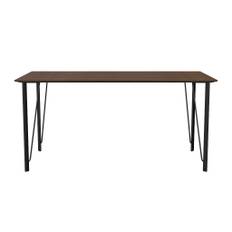 FH3605™ Skrivebord u. skuffe - Sort/Valnød
