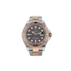 Rolex - Pre-owned Yacht-Master 40 mm klocka från 2016 - unisex - rostfritt stål/guld - one size - Brun