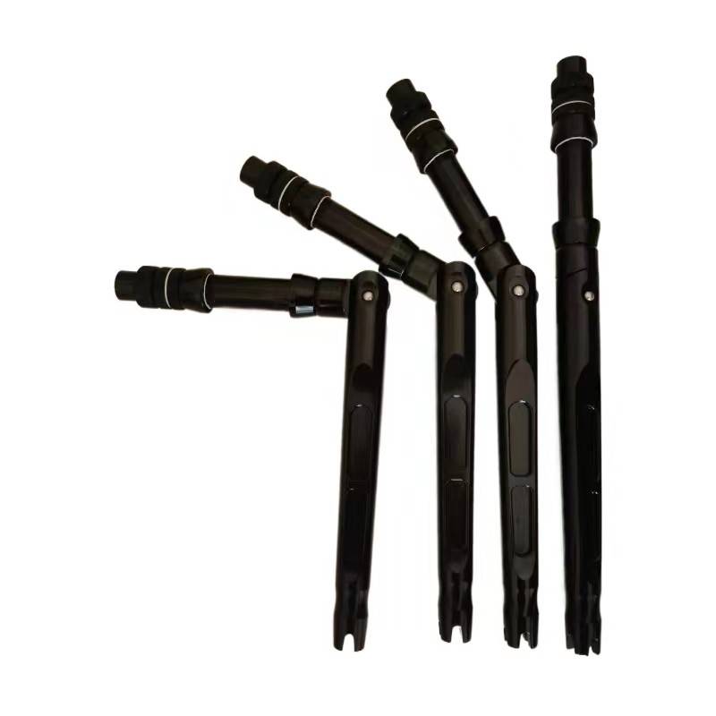 NEW Fishing Rod butt aluminium alloy 7075 Bent Butt 2#and4# Adjustmentfour angles Trolling Rod High strength Handle