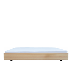 Axel Wannberg -  The Floating Bed V2 Natural White & Bed Slats 160x200 cm - Senge - Axel Wannberg - Træ farvet