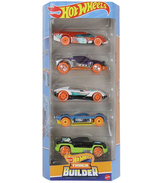 Hot Wheels Biler - 5-pak - Track Builder - Hot Wheels - OneSize - Bil