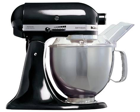 KitchenAid köksmaskin svart