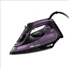 Braun Texstyle 9 SI9661VI strykjärn med 4 års service, ångpuff 250 g, justerbar termostat, snabbuppvärmning, 3D superkeramisk Freeglide-platta, kapacitet 330 ml, lila