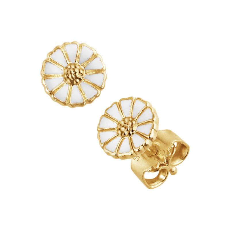 Georg Jensen Daisy små ørestikker i forgyldt