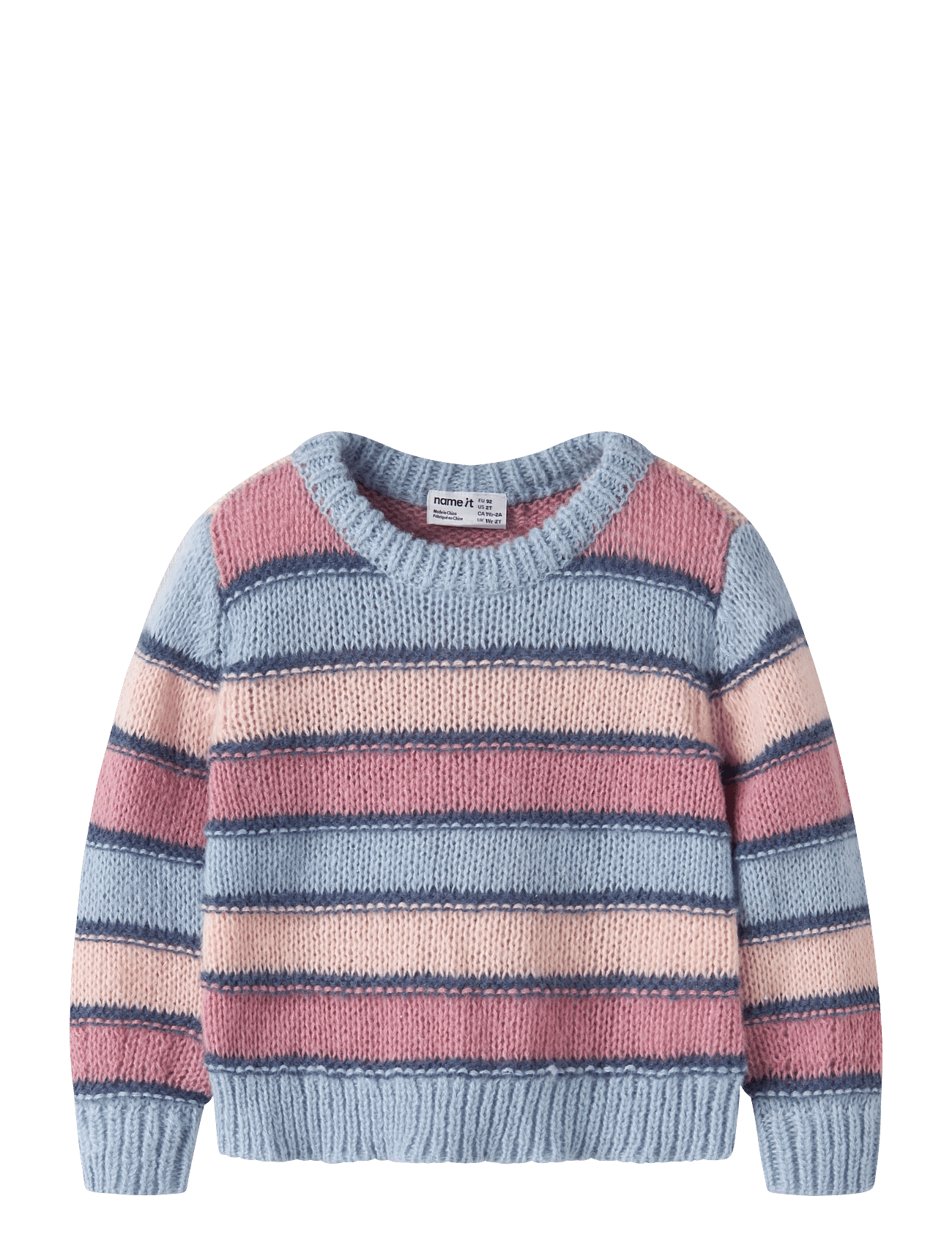 name it Nmflernort Ls Knit - Blue - 110