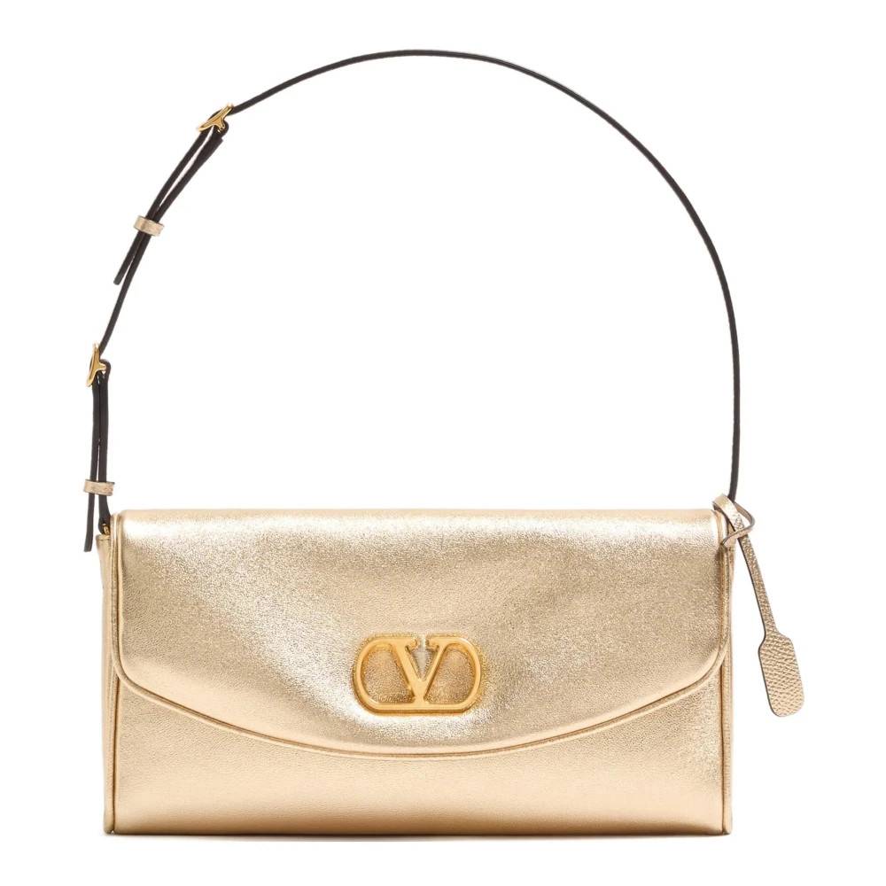 Valentino DeVain Lille Skuldertaske - Tasker - Dame - Gul - ONE SIZE - Uld