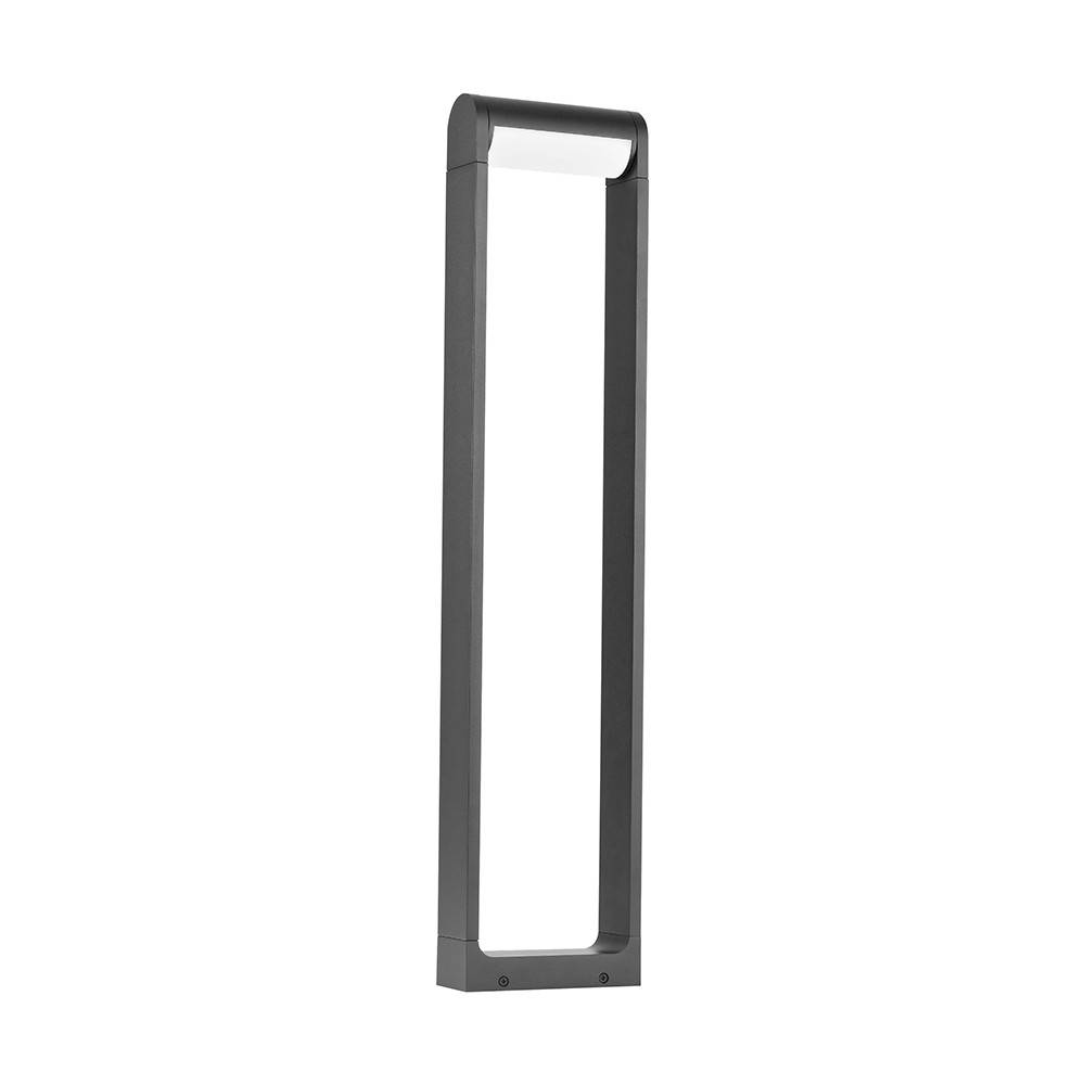 V-Tac 10W LED havelampe - Sort, 3000K, IP65, 6 års garanti - Kulør : Varm