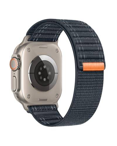 SimpleThings Sport Loop Nylonarmband för Apple Watch armband 49mm 46 mm 45mm 44mm 42mm 41mm 40mm 38mm, Justerbart Mjukt Sportarmband, kompatibelt med iWatch Ultra SE 11 10 9 8 7 6 5 4 3 2 1