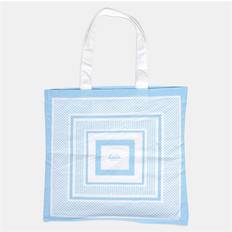 Lala Berlin Net Maja Tote Canvas Stripe Blue