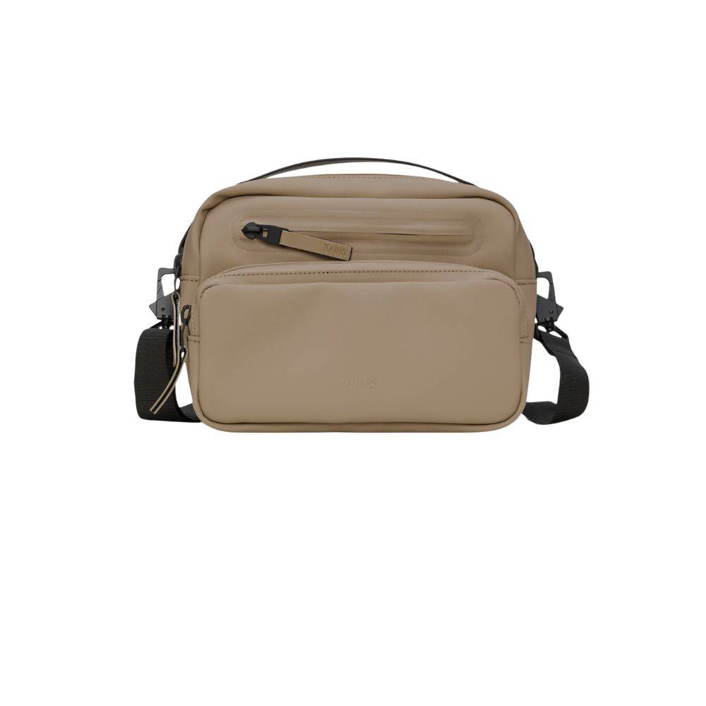 Rains Beige Cargo Box Bag - ONE SIZE