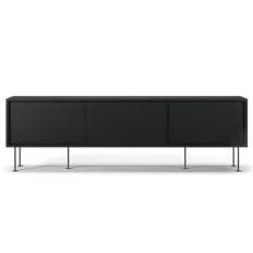 Decotique Vogue Mediebænk Med Ben 180 Cm grå / Sort - TV-bænke og mediebænke Mdf Antracit - 190171-308810-308810
