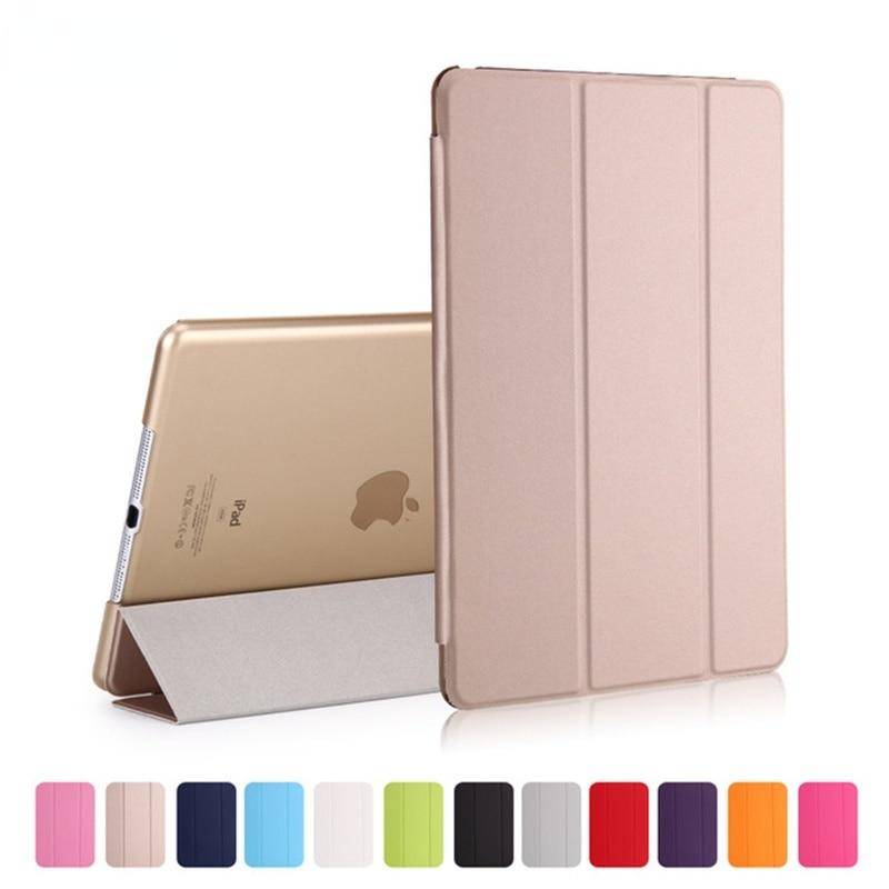 Lyxigt Stöttåligt Smart Läderställ Fodral Skydd för Apple IPad Pro Air 9.7 10.5 10.9 10.2 11 Tum I Pad Mini 1 2 3 4 5 6