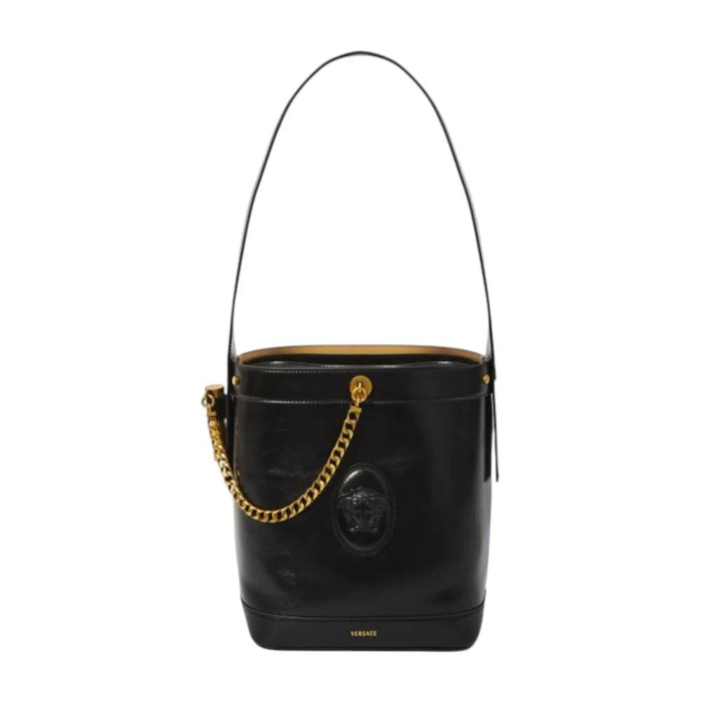 Versace Medusa Bucket Bag - Tasker - Dame - Sort - ONE SIZE - Uld
