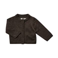 Magasin Strikka RWS Wool & Cashmere Baby Cardigan Str 6 mdr / 68 cm Cashmere Light Brown Melange Cardigans