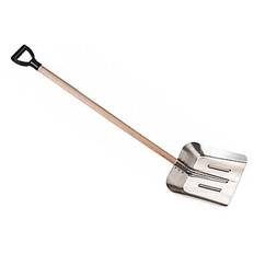 Aluminium spade 26x29x130cm trähandtag