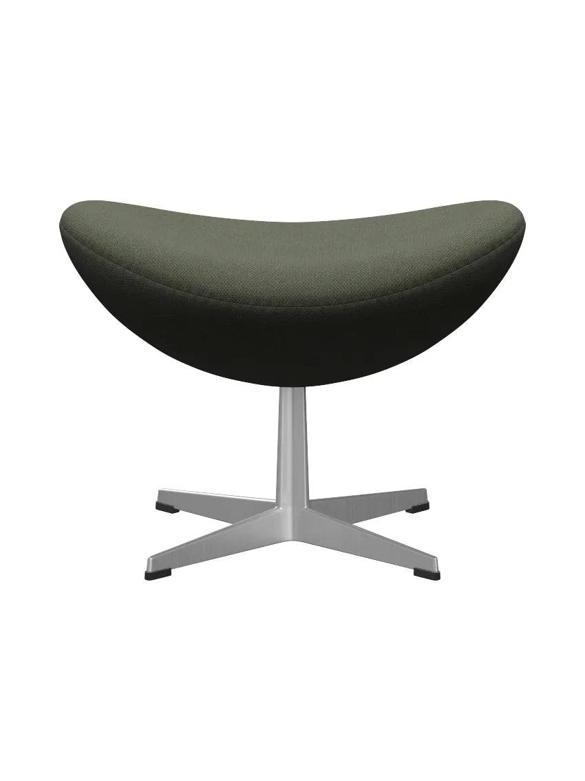 3127 Fodskammel til Ægget af Arne Jacobsen stofgr. 2 Fiord / 961 Olive Green-Mid Green - Jacobsen Plus