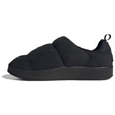 adidas Puffylette Core Black Fleece Men Sneakers Footwear-White Pulse-Amber IG7152 39