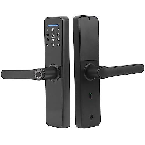 Cerradura Inteligente Cerradura Inteligente Smart 33×19×12 Smart Wifi Elektroniskt Dörrlås Fingeravtryck Lösenord Ic-kort Mekaniska Nycklar Lås Upp för Tuya