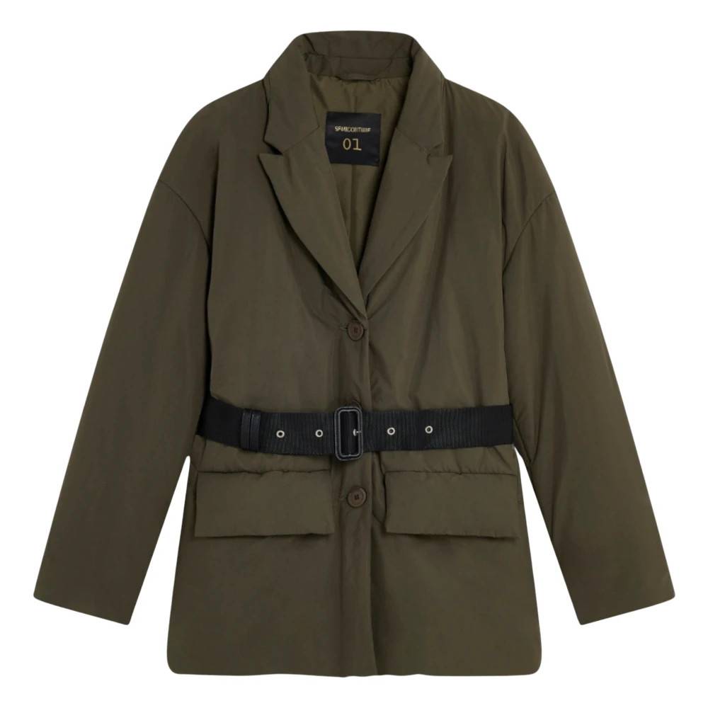 Semicouture - Piumino Alisee Kappor & Rockar - Dam - M - Polyester
