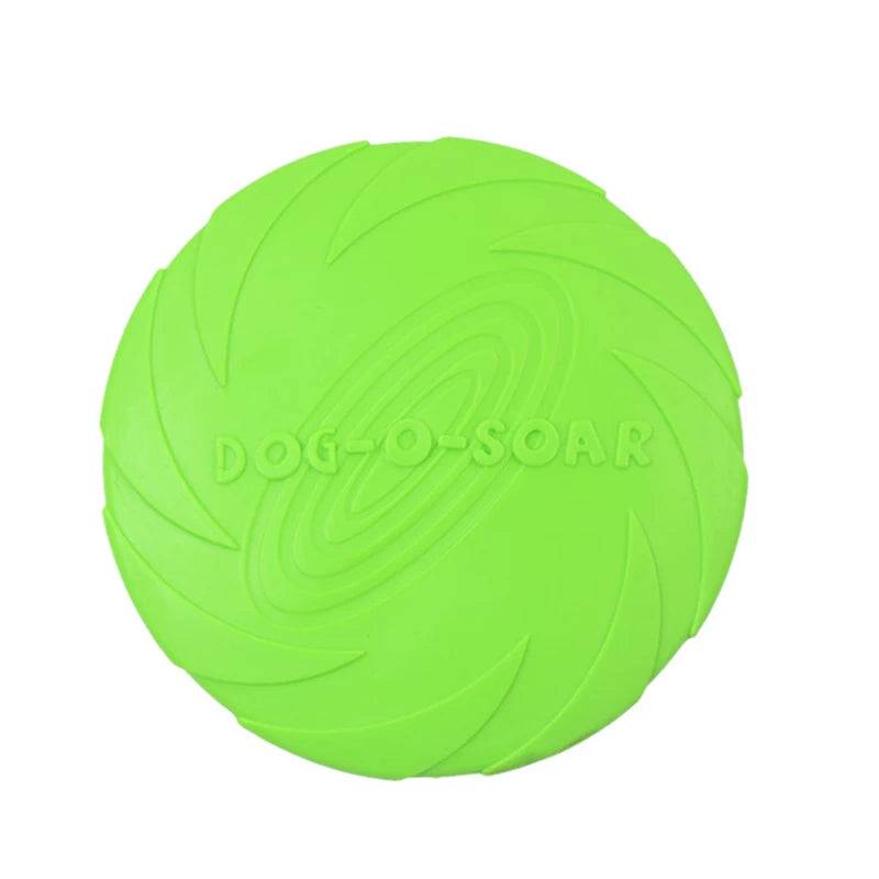 TPR Dog Flying Disc Toy - Green / L-diameter 22 cm / SPC (L-diameter 22 cm)