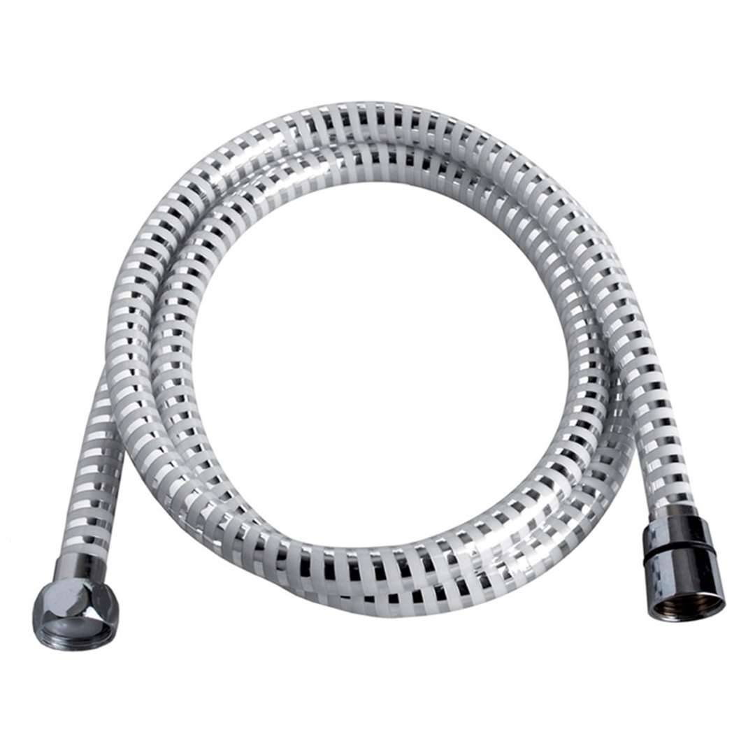 Mereo - Duschslang 150 cm, vit/krom CB110