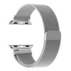 Milanese loop rem för Apple Watch band 44mm 40mm 45mm 49mm 41mm 38mm 42mm 44mm Armband iwatch Series 9 3 6 5 SE 7 8 Ultra 2 starlight - silver silver 38mm/40mm/41mm