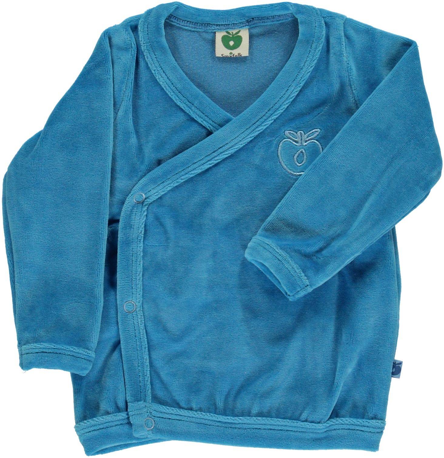 Baby Blouse. Velvet. Apple - Cendre Blue / 68 cm