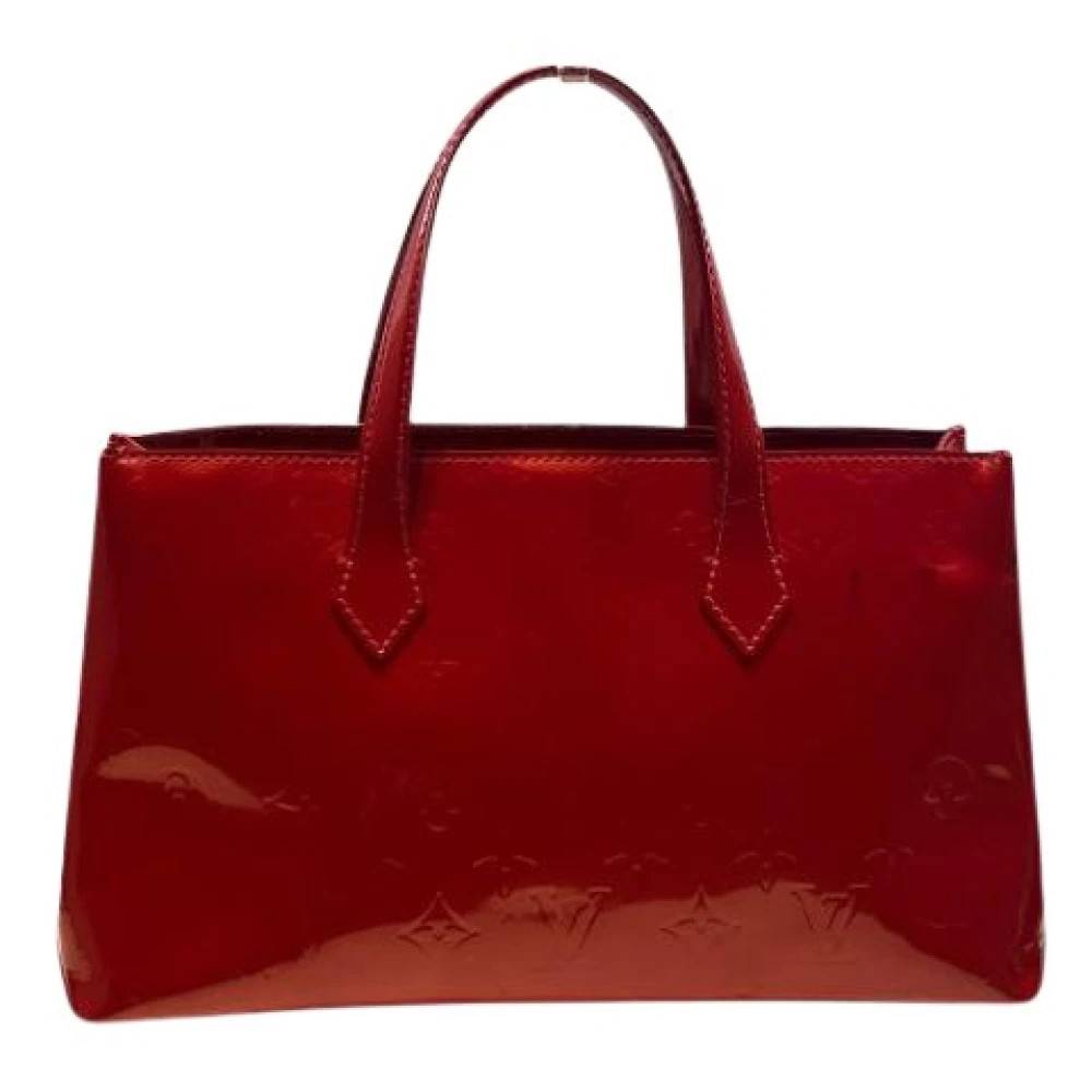 Louis Vuitton Vintage Pre-owned Vintage Vernis Håndtaske - Vintage - Dame - Rød - ONE SIZE - Læder