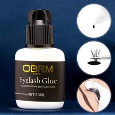 1st Professionellt ögonfranslim 10ml, Super Adhesive 1-2 sekunder Torktid och 6-7 veckors limning, Supersvart ögonfranslim, Latexfritt ögonfransförlän