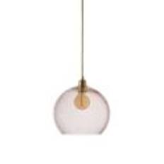 Ebb &amp; Flow Rowan Pendant Lamp L Ø: 28 cm - Bright Coral/Gold