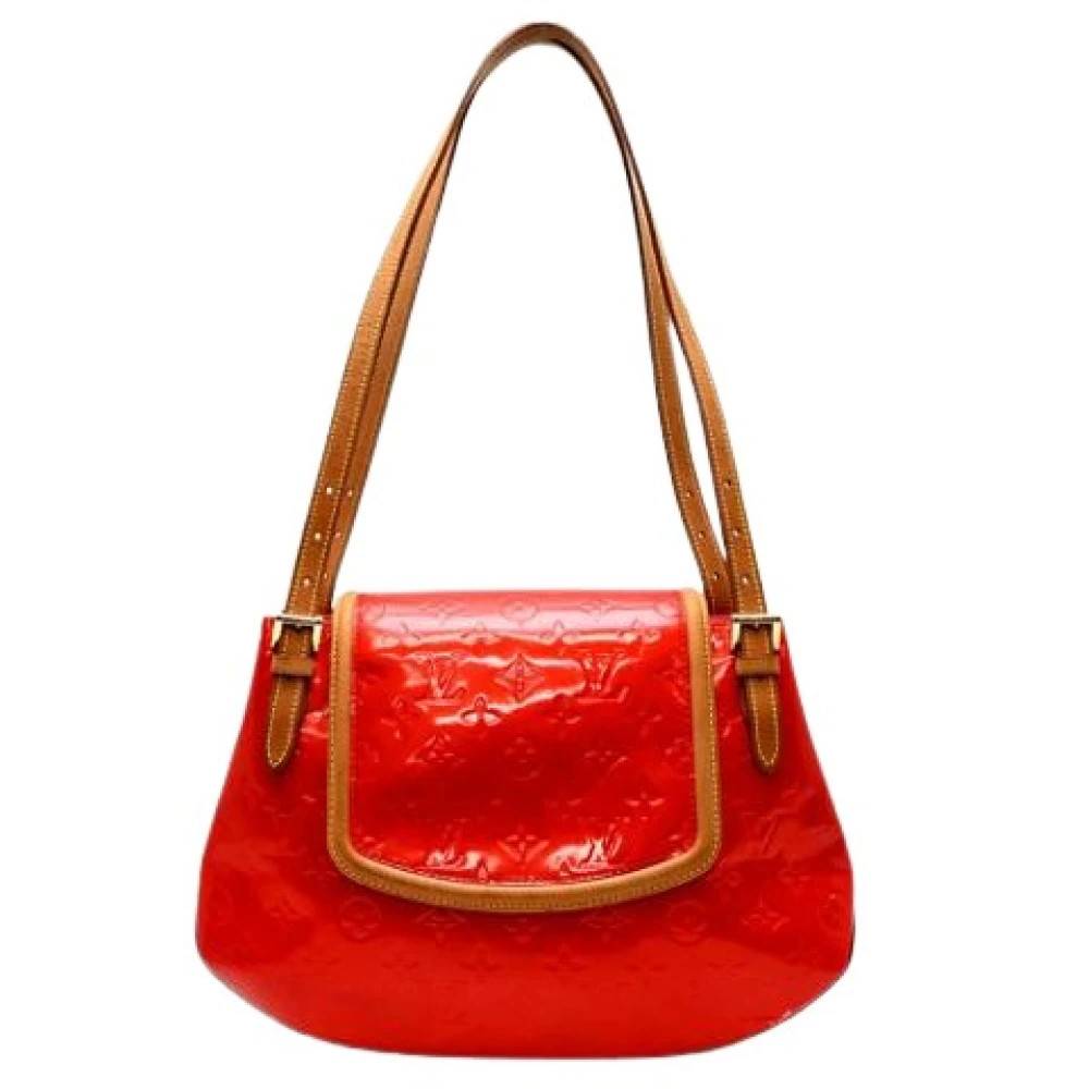 Louis Vuitton Vintage Pre-owned Vernis Skuldertaske - Vintage - Dame - Rød - ONE SIZE - Uld