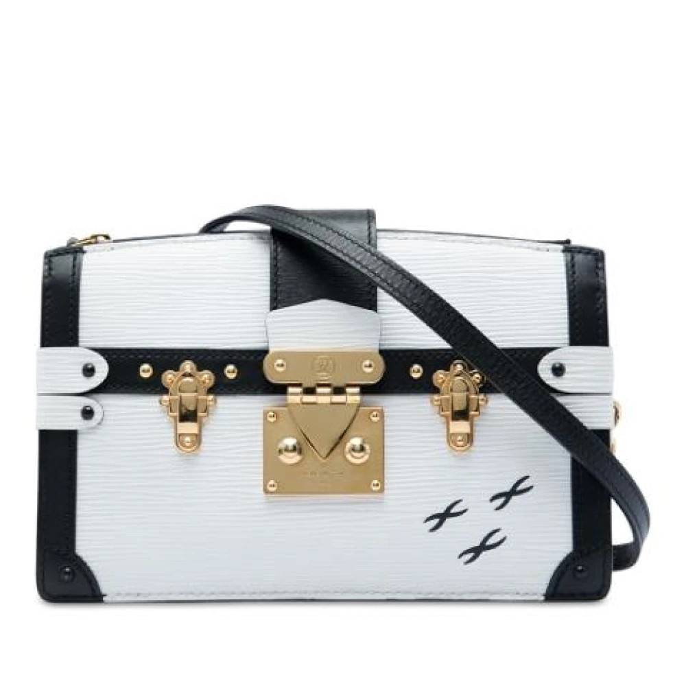 Louis Vuitton Vintage Pre-owned Trunk Clutch - Vintage - Dame - Hvid - ONE SIZE - Uld