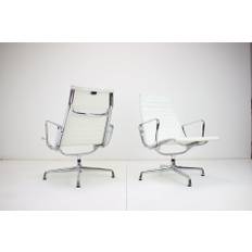 Charles & Ray Eames – Hvid vintage stol for Vitra, EA 107, 1950'erne