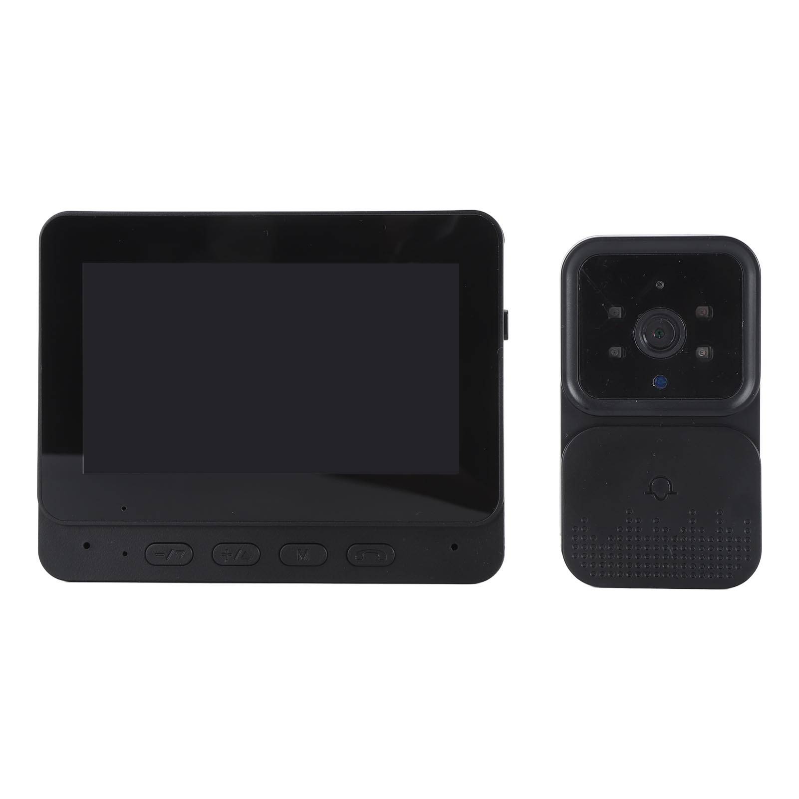 Smart Video Doorbell 4.3 Inch IPS Screen Two Way Call Infrared Night Vision WiFi Remote Video