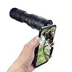 Telescope 1 Set Outdoor Portable Hd High-power Telescope 4k 10-300x40mm Super Telephoto Zoom Monocular Telescope With Tripod And Clip For Most Smartphone 1x Telescope Monocular q1