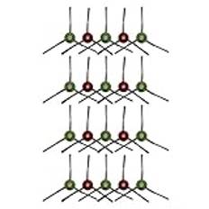 Rengör effektivt hörn med ersättningssidoborstar för Ecovacs för DEEBOT för OZMO-serien, paket med 10/20 (20 st)