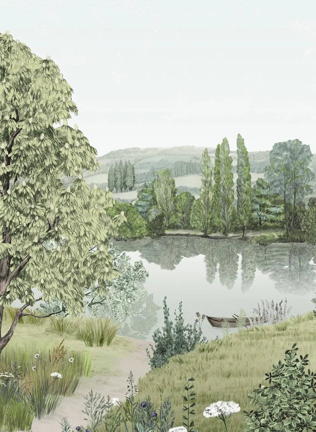 Isidore Leroy Mural Campagne Naturel A