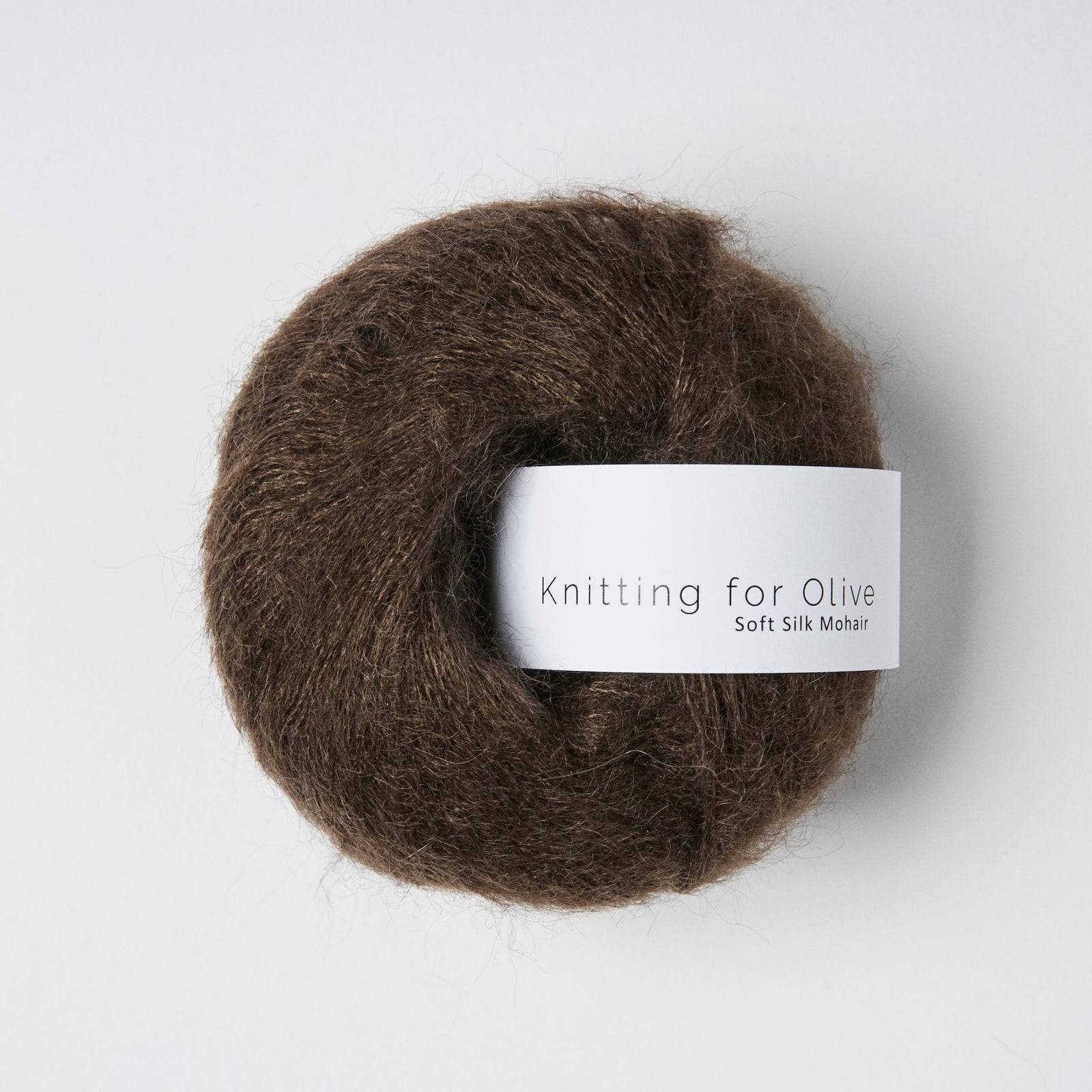 KFO Soft Silk Mohair - Brun Bjørn - Knitting for Olive garn - KFO358
