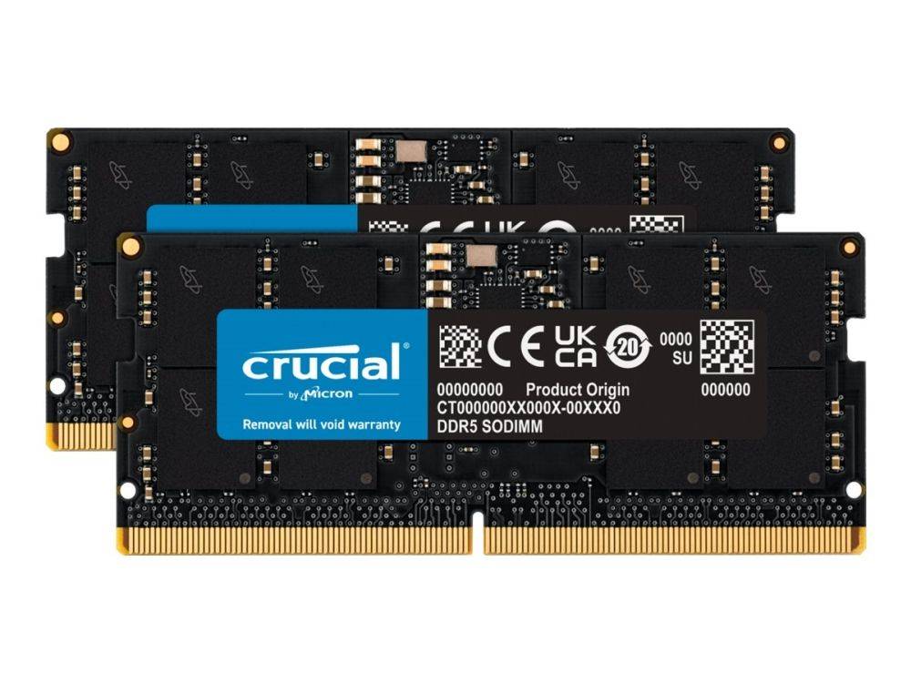 Crucial CT2K16G48C40S5 RAM-set 32 GB DDR5 4800 MT/s 2 x 16 GB