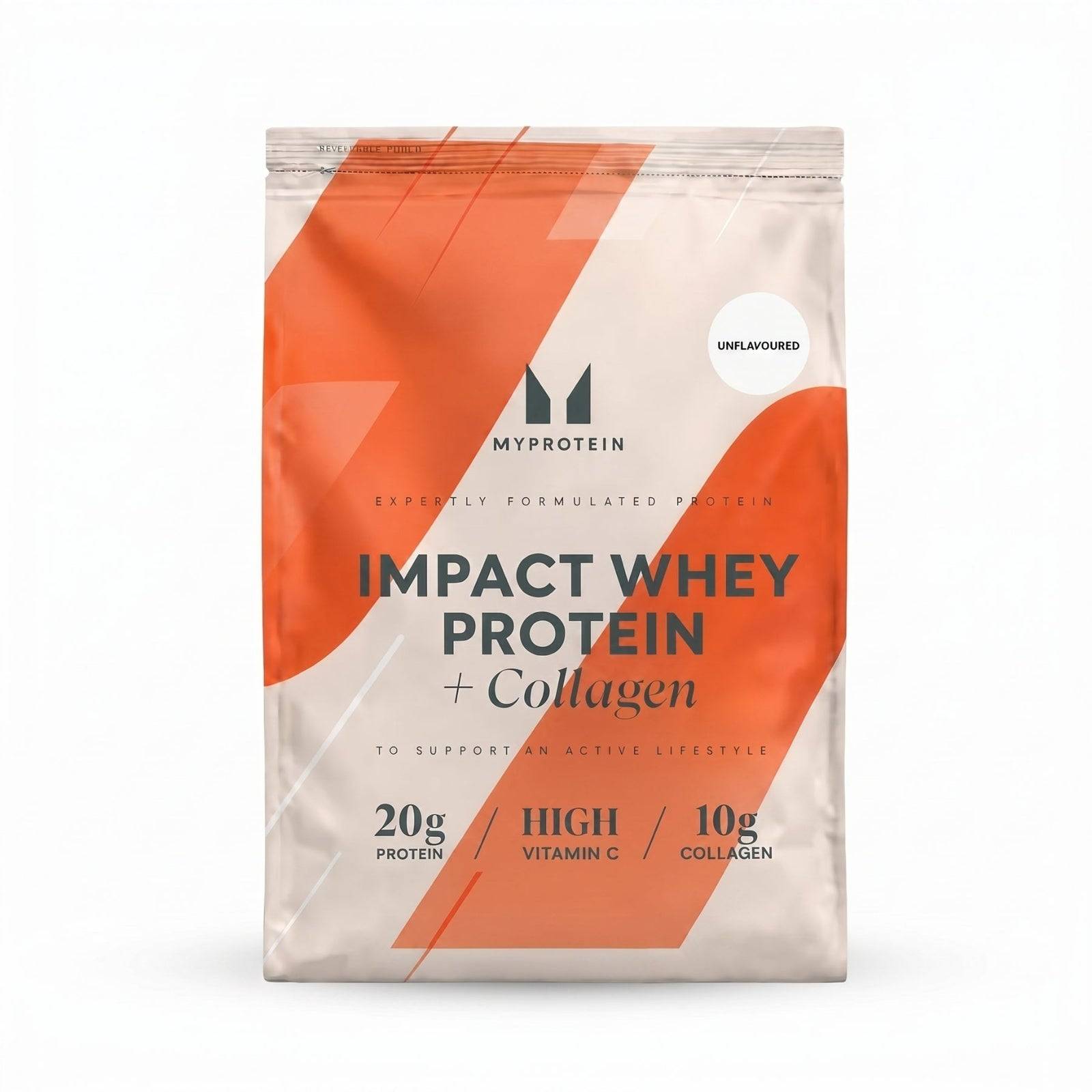 Myprotein Impact Whey Protein + Collagen - 2.07kg - 90servings - Unflavoured
