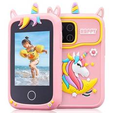 Happy Unicorn Z10 X Type Smart legetøj til børn m. kamera, 20 spil, musikafspiller - pink