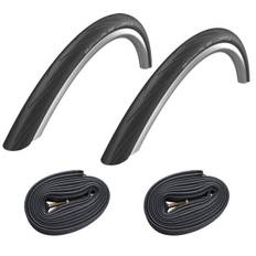 2 dæk + 2 slanger Schwalbe Lugano II Endurance 700x25 (25-622)