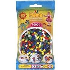 Hama Pärlpåse | Ca 1000 Midi Fuse-Pärlor | Mosaikdekoration Konst & Hantverk för Kreativa Barn Från 5 år | Mix 66
